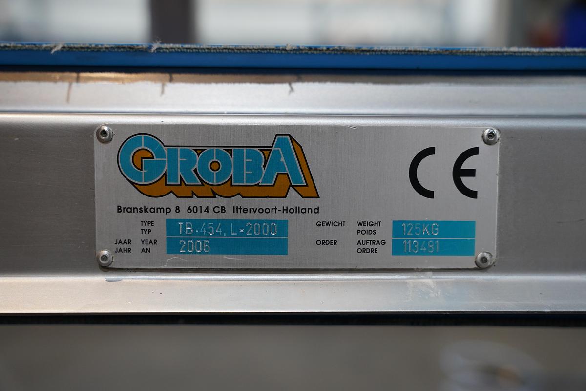 Gebruikt 2006 Groba Kaas ontfoliemachine, type TB454,L-200