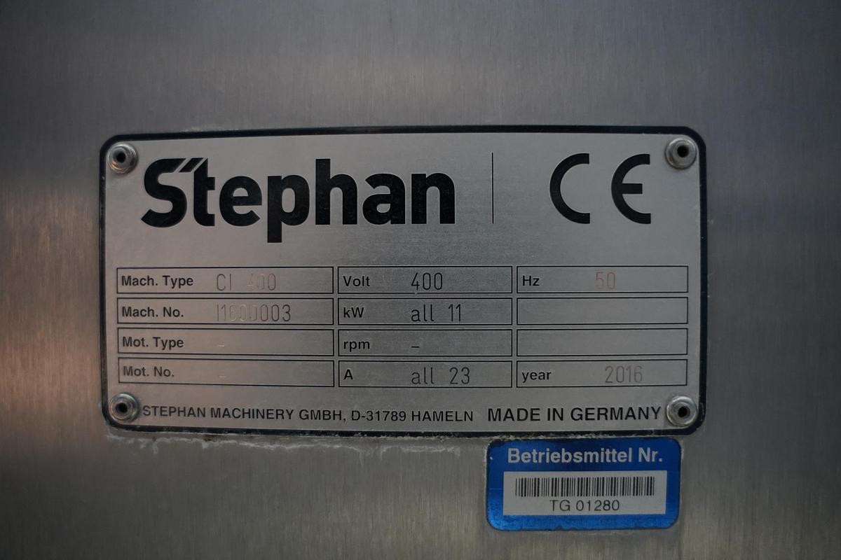 Gebruikt 2016 Stephan CI400
