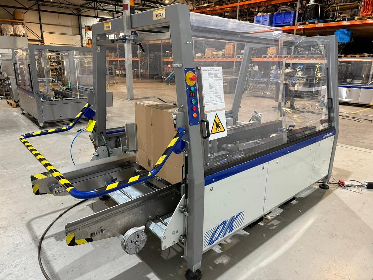 Gebruikt 2006 OK Packaging Systems B.V. Superformer-1 dozenmachine met tape