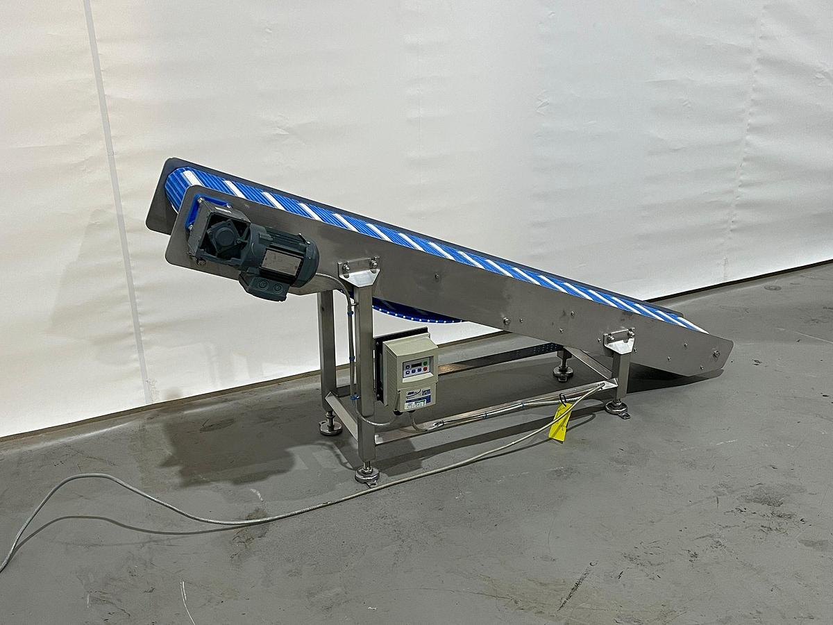 Gebruikt - RVS transportband