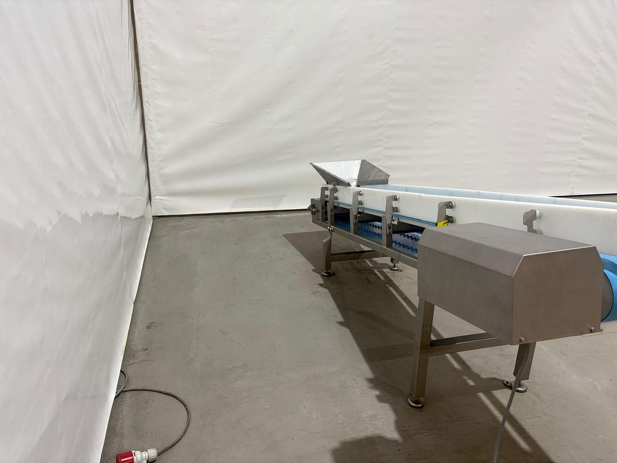 Gebruikt - Transportband invoerhoogte 730mm