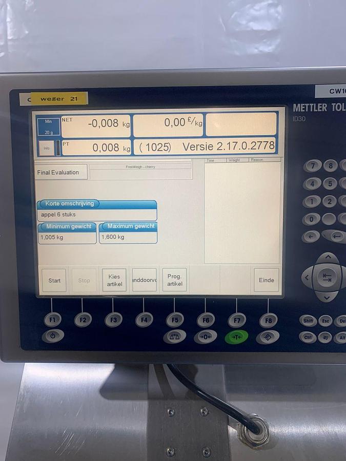 Gebruikt 2007 Mettler Toledo - Garvens Checkweger, PAS 3012