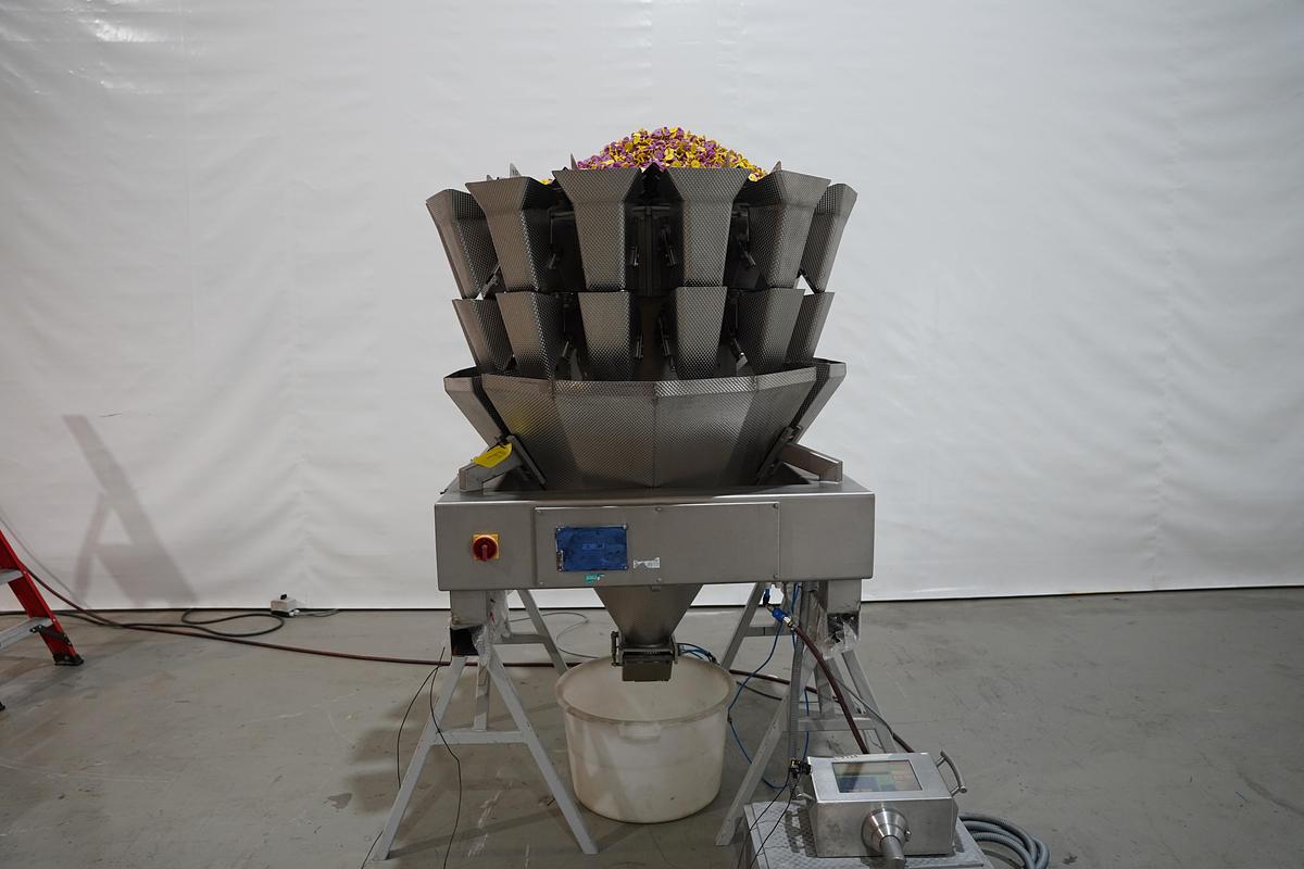 Gebruikt 2003 Multiweigh Multihead weger, type HDW 14-2.0-60-50kg