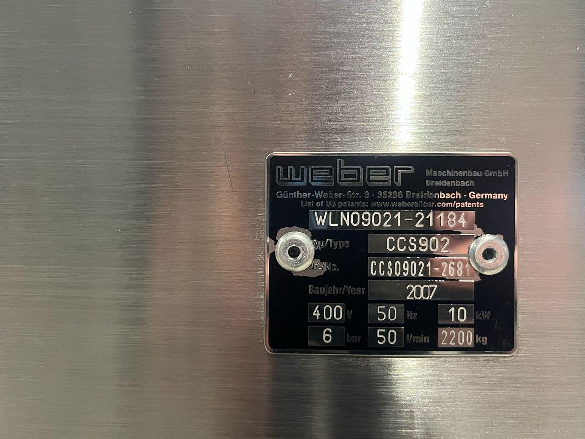 Used 2006 GEA/Weber complete slicerlijn