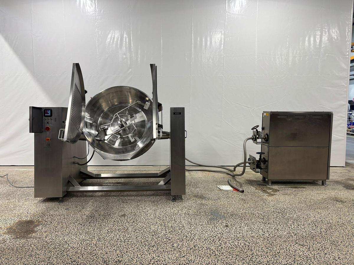 Gebruikt 2010 Glass Wok 300 met stoomregelaar