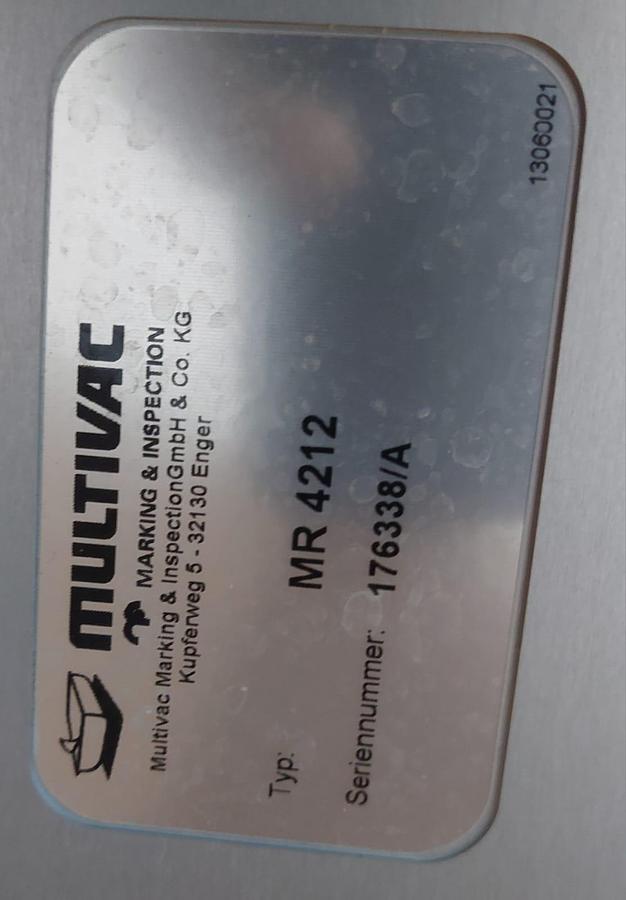 Gebruikt Multivac Labeler MR4212
