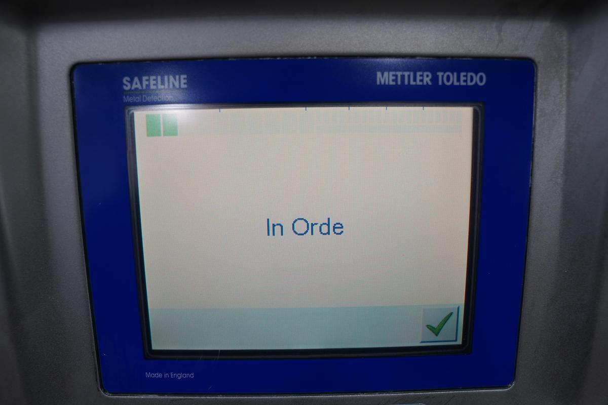 Gebruikt Mettler Toledo Metaal detector -opvoerband, V4-RAD