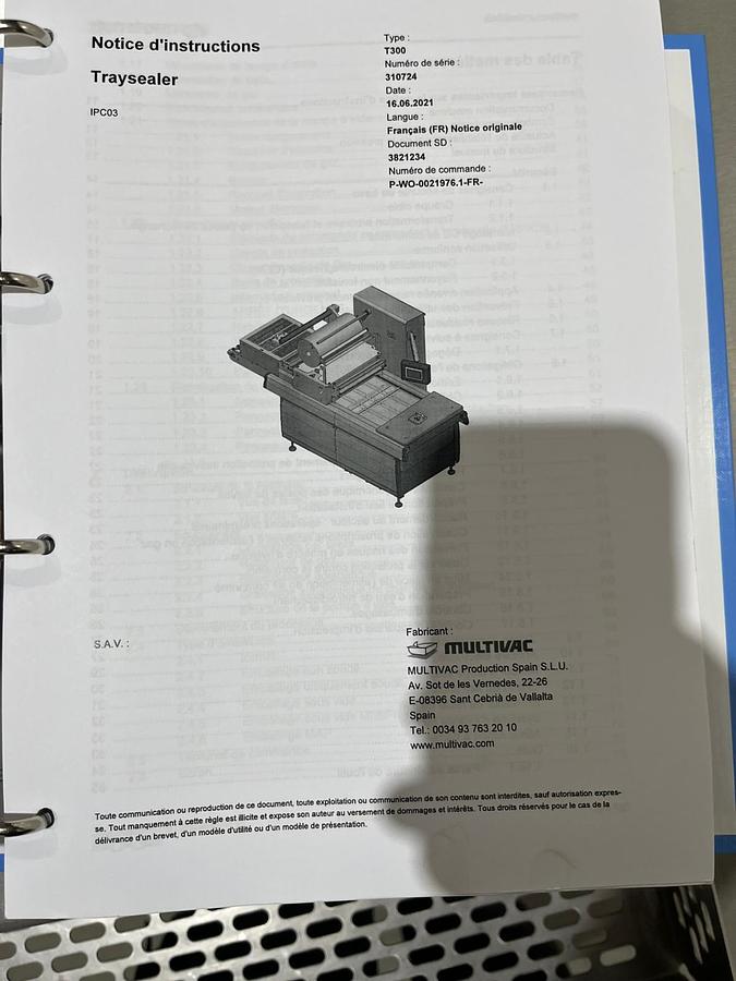 Gebruikt 2021 Multivac T300 traysealer