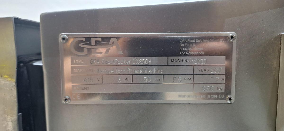 Gebruikt 2017 GEA Smartpacker Type CX250H