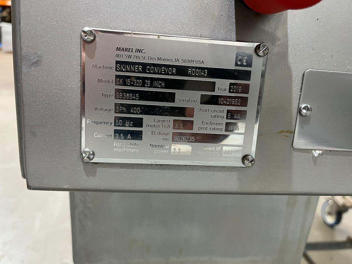 Gebruikt 2019 Marel Ontvelmachine,Type SK 15-320 20 INCH