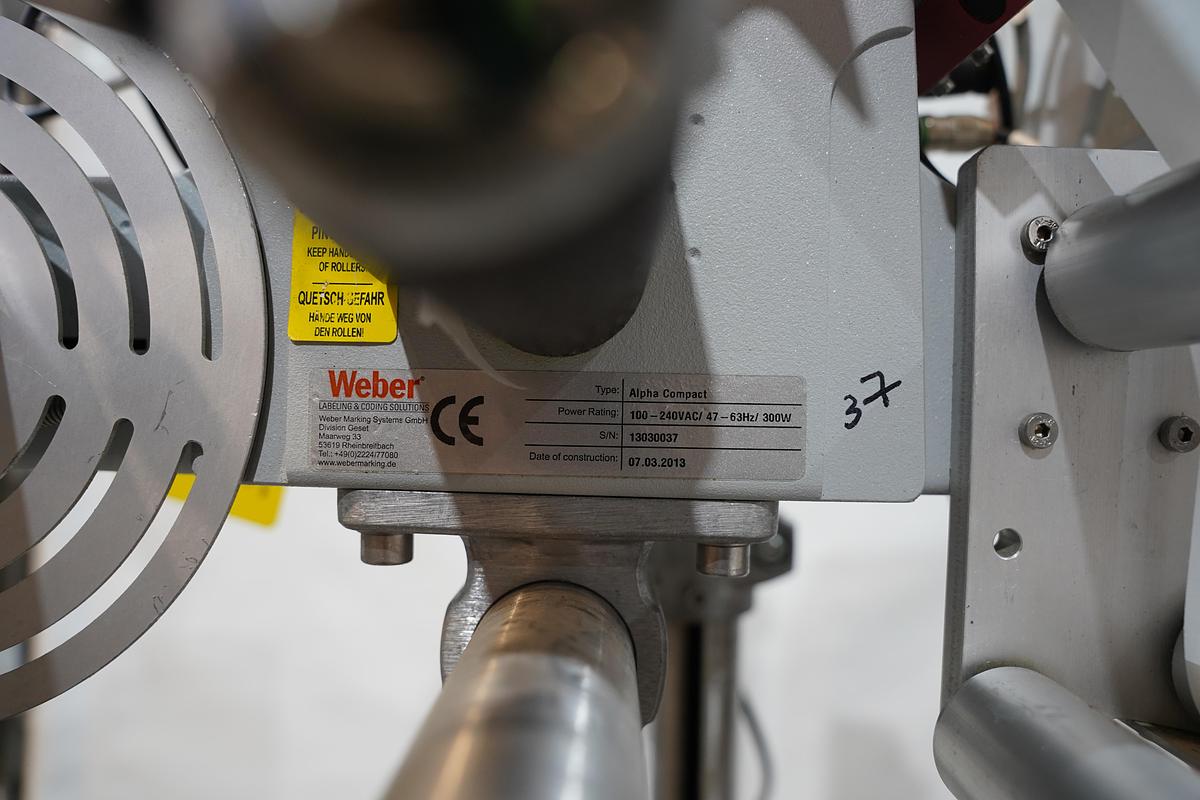 Gebruikt 2013 Weber labelaar