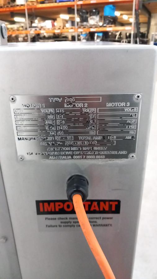 Gebruikt 2007 Thompson Meat Machinery Gehaktmolen, 900