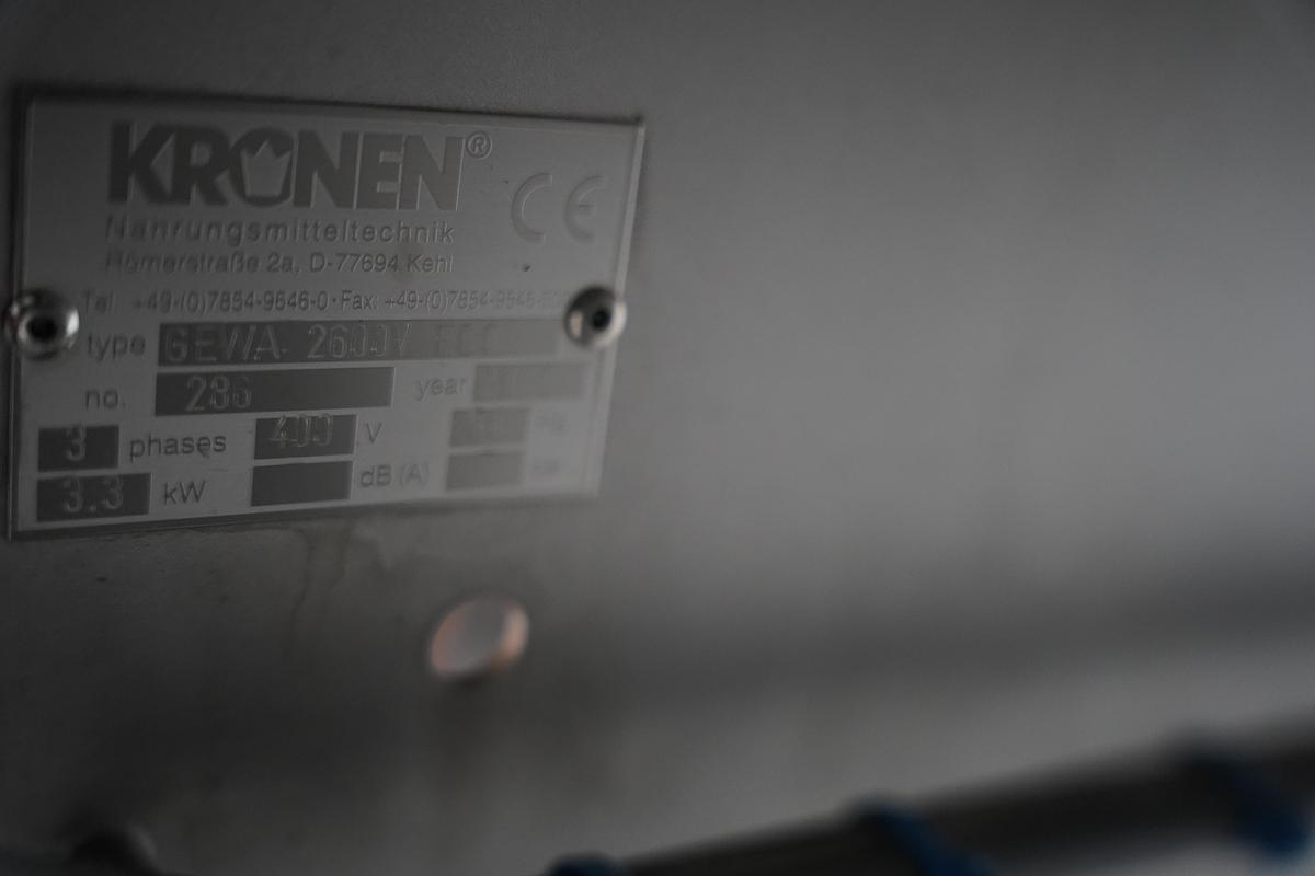 Gebruikt 2022 Kronen GEWA 2600 ECO groentewasser