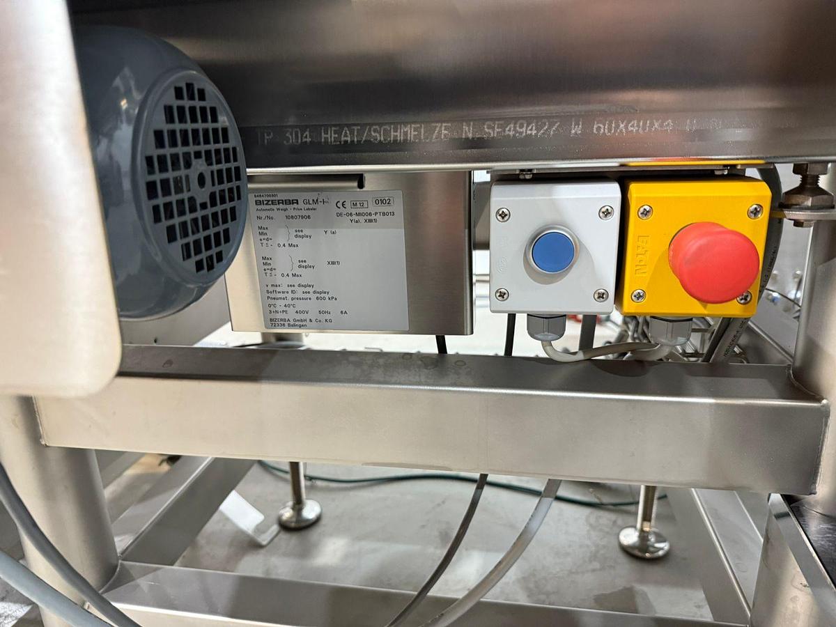 Gebruikt Bizerba Etiketeer- en weegmachine, GLM-I40
