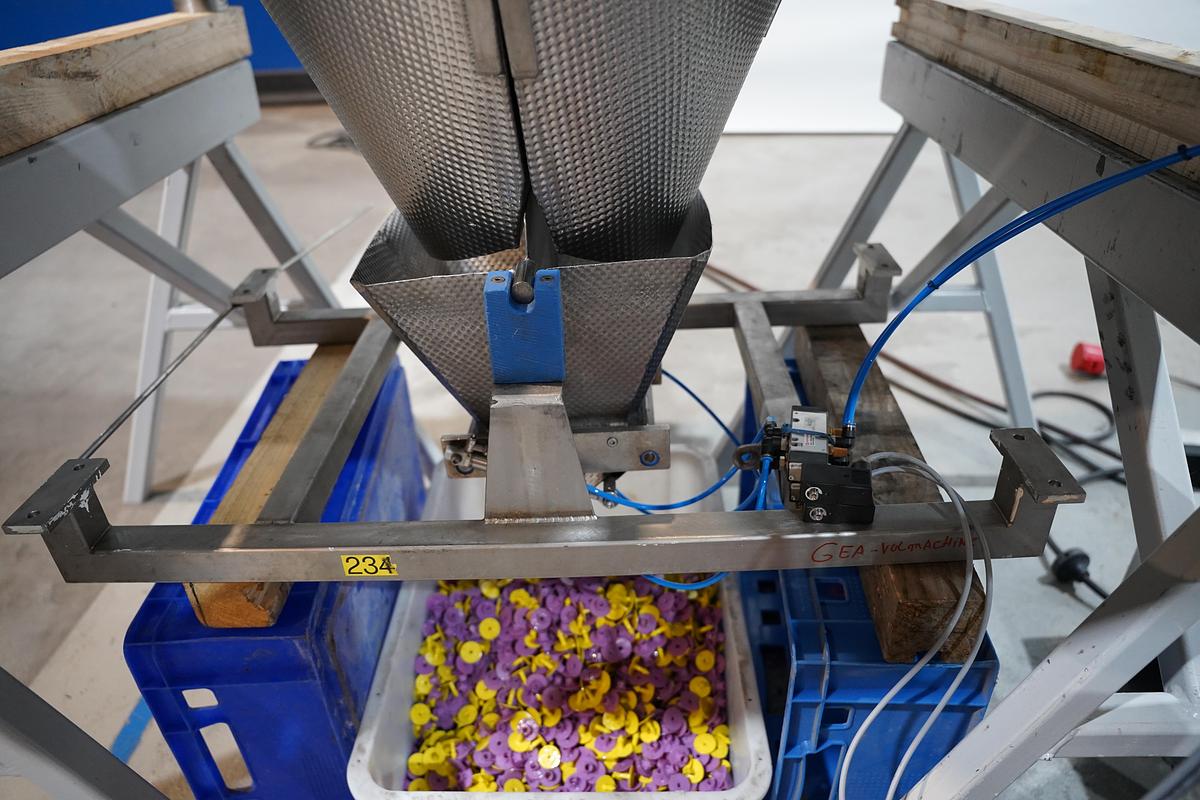 Gebruikt 2003 Multiweigh Multihead weger, type HDW 16-1.5-30kg