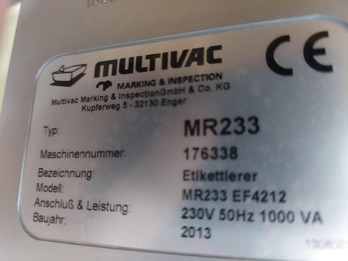 Gebruikt Multivac Labeler MR4212