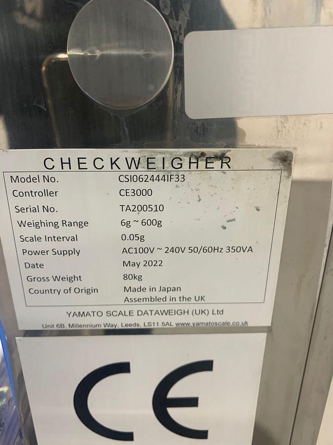 Gebruikt 2022 Yamato Checkweger, Type CS1062444IF33