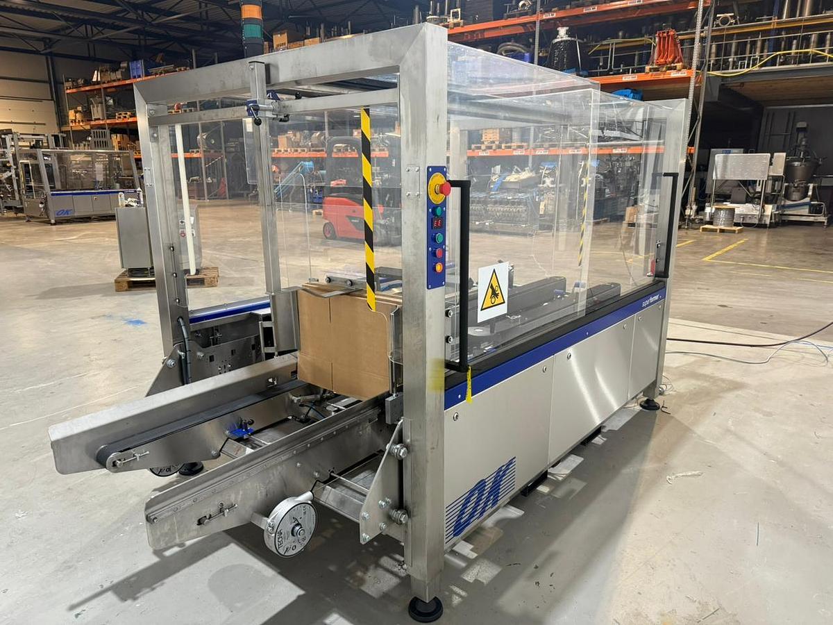 Gebruikt 2016 OK Packaging Systems B.V. Superformer dozenmachine met tape