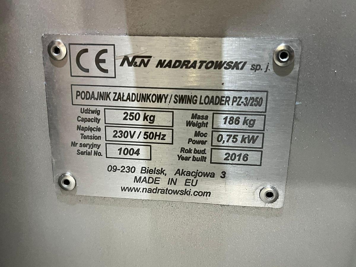 Used 2016 N&N Normwagen kantelaar/ swing loader pz-3/250