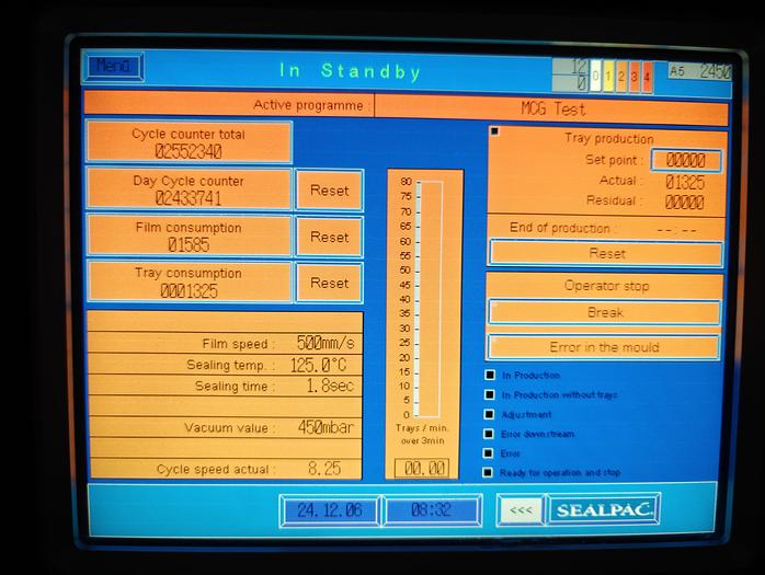 Used 2012 Sealpac Traysealer A5