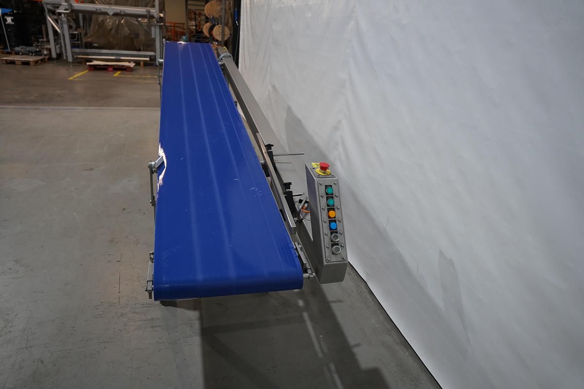 Gebruikt 2005 Groba RVS transportband, Type TB 504