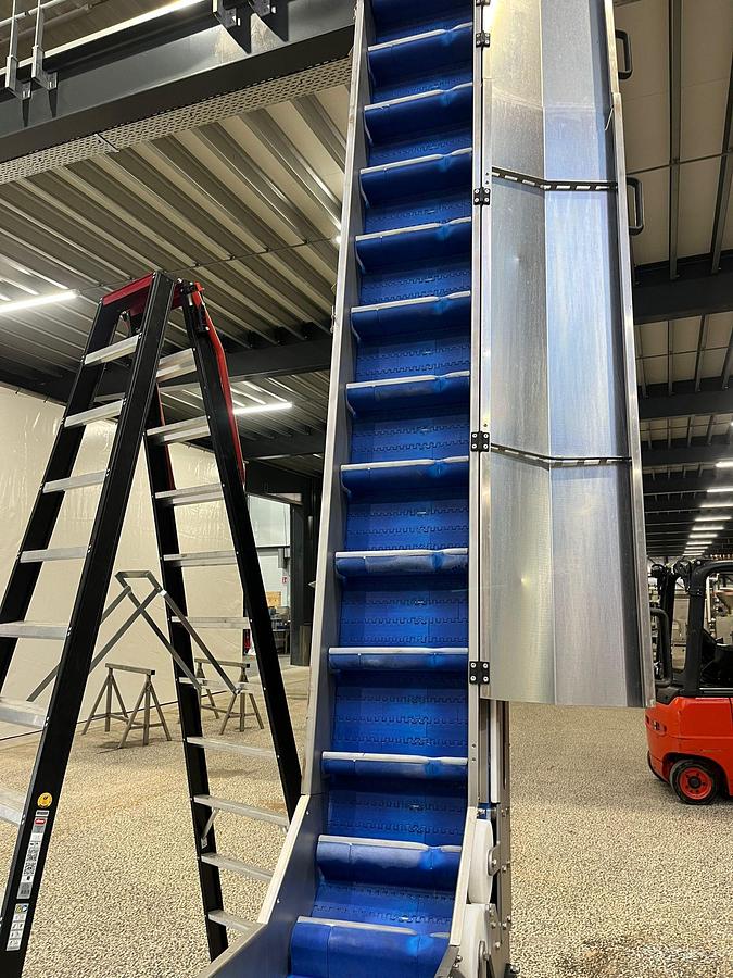 Gebruikt RVS Opvoerband