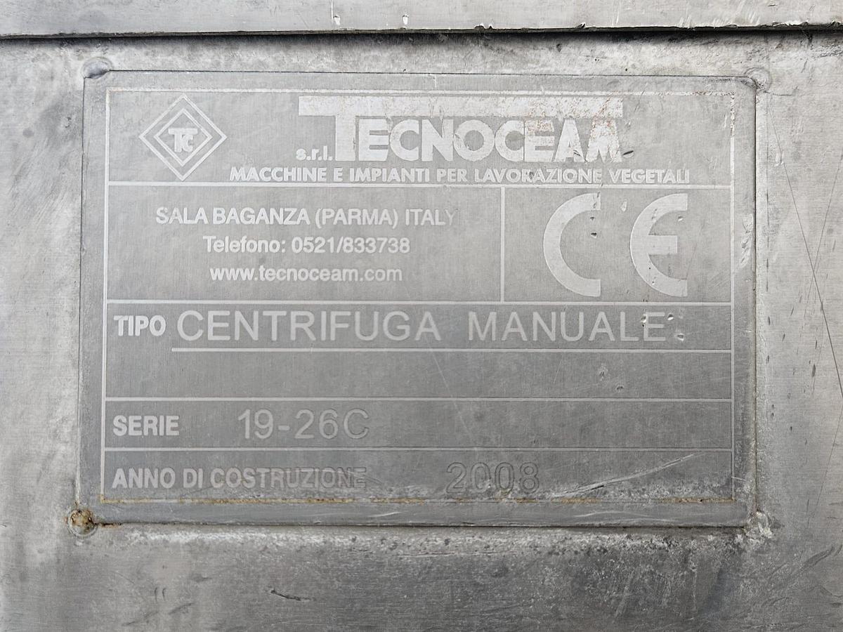Gebruikt 2008 Technoceam Centrifuge