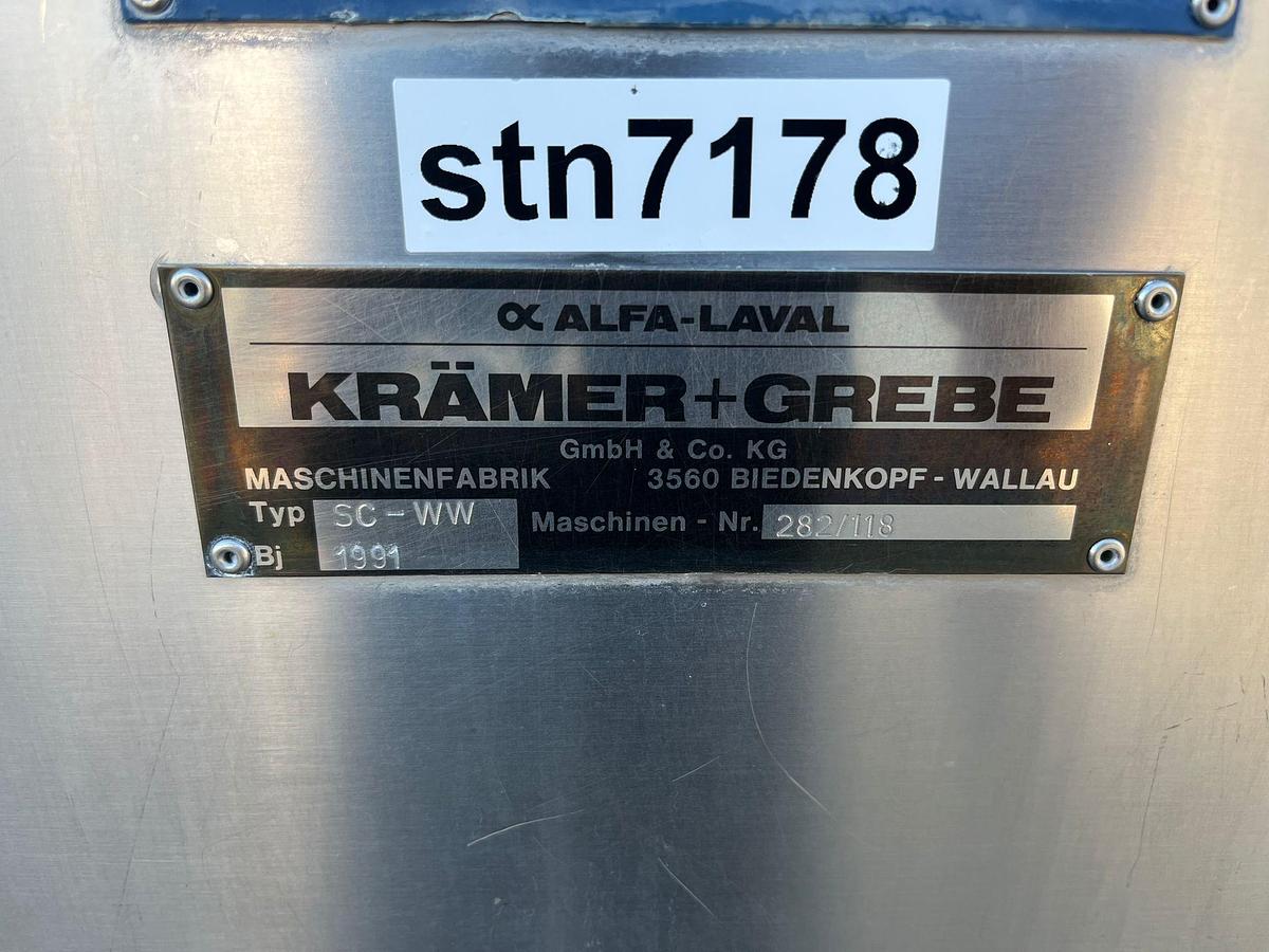 Used 1991 Krämer Grebe SC-WW Vleeswolf-grinder