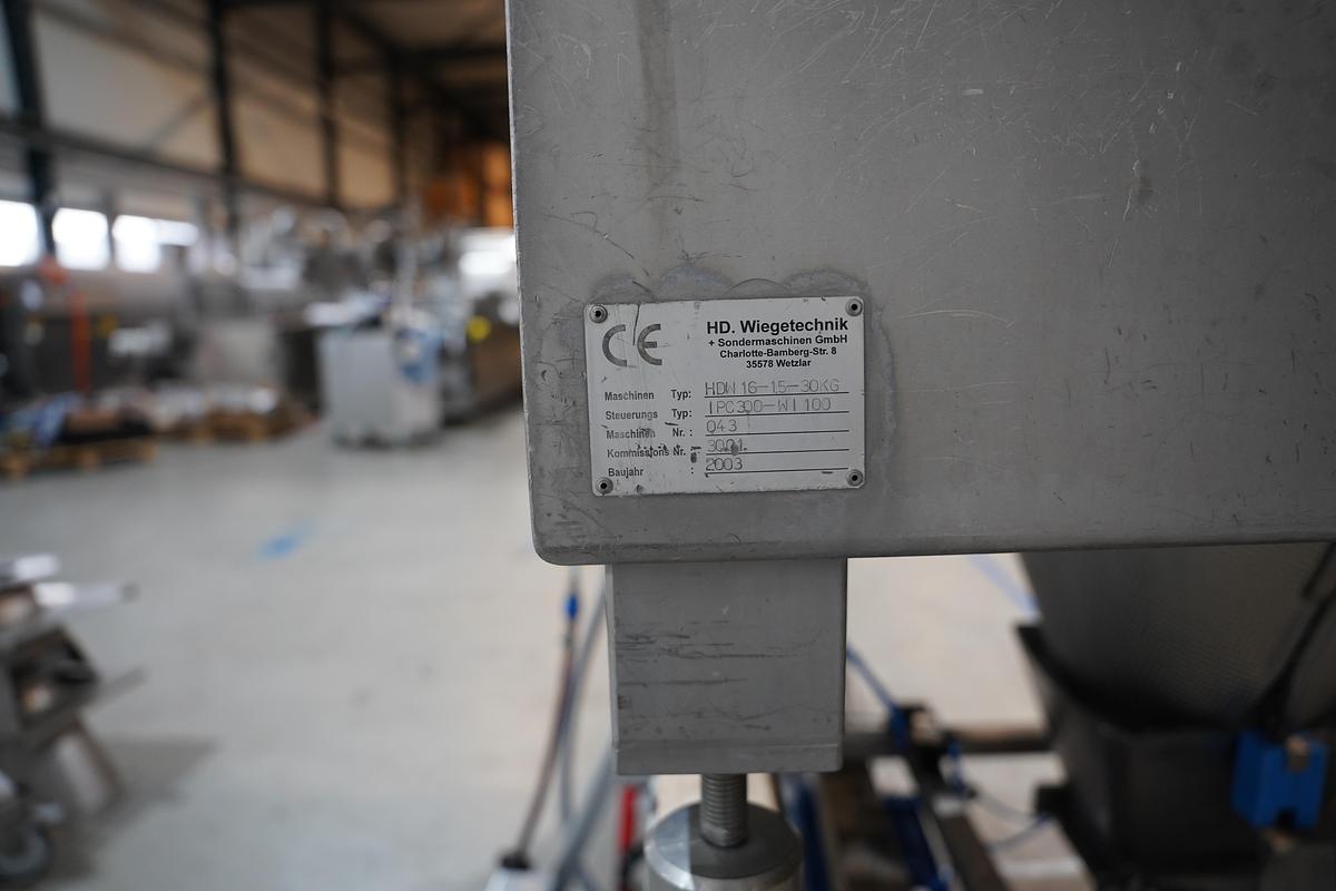 Gebruikt 2003 Multiweigh Multihead weger, type HDW 16-1.5-30kg