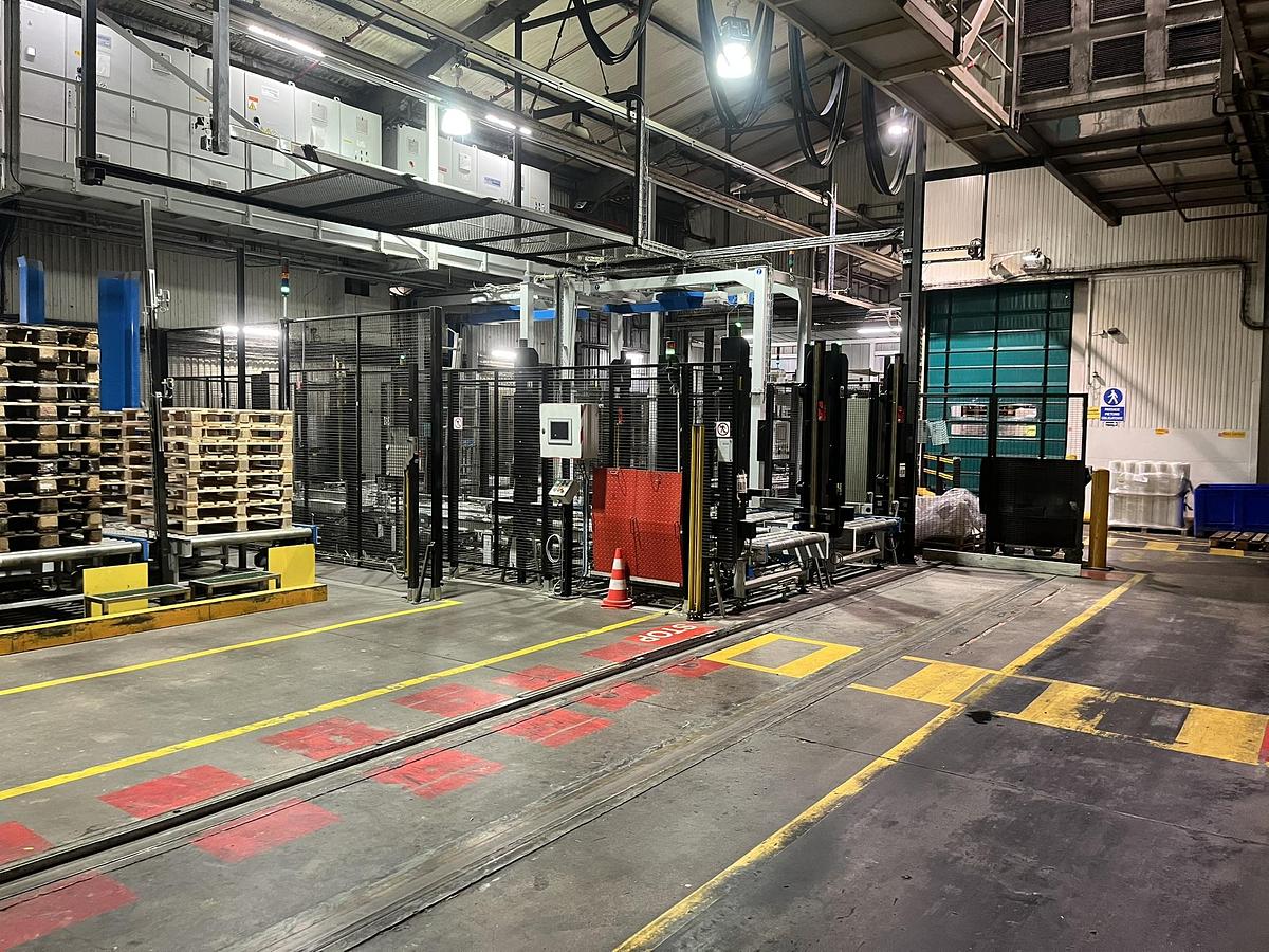 Gebruikt 2019 Clevertech Complete lijn Palletiser, type  AC422 HS1