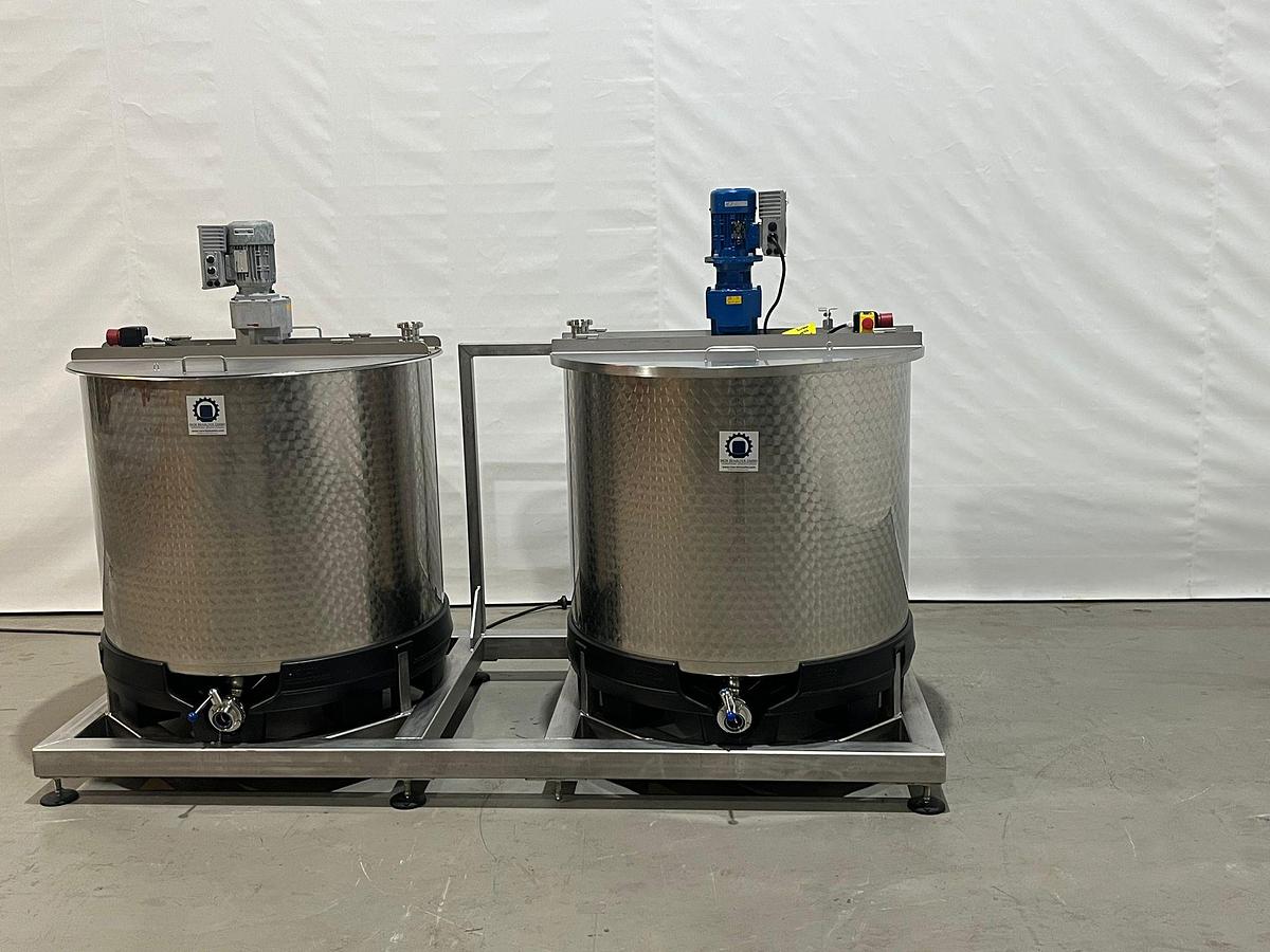 Gebruikt 2019 Inox Behalter GMBH RVS Tank/tank met roerwerk