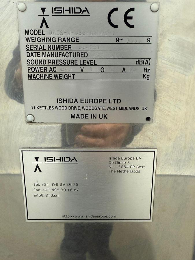 Gebruikt 2005 Ishida Checkweger met metaaldetector , DACS-W-030-SBPB-I