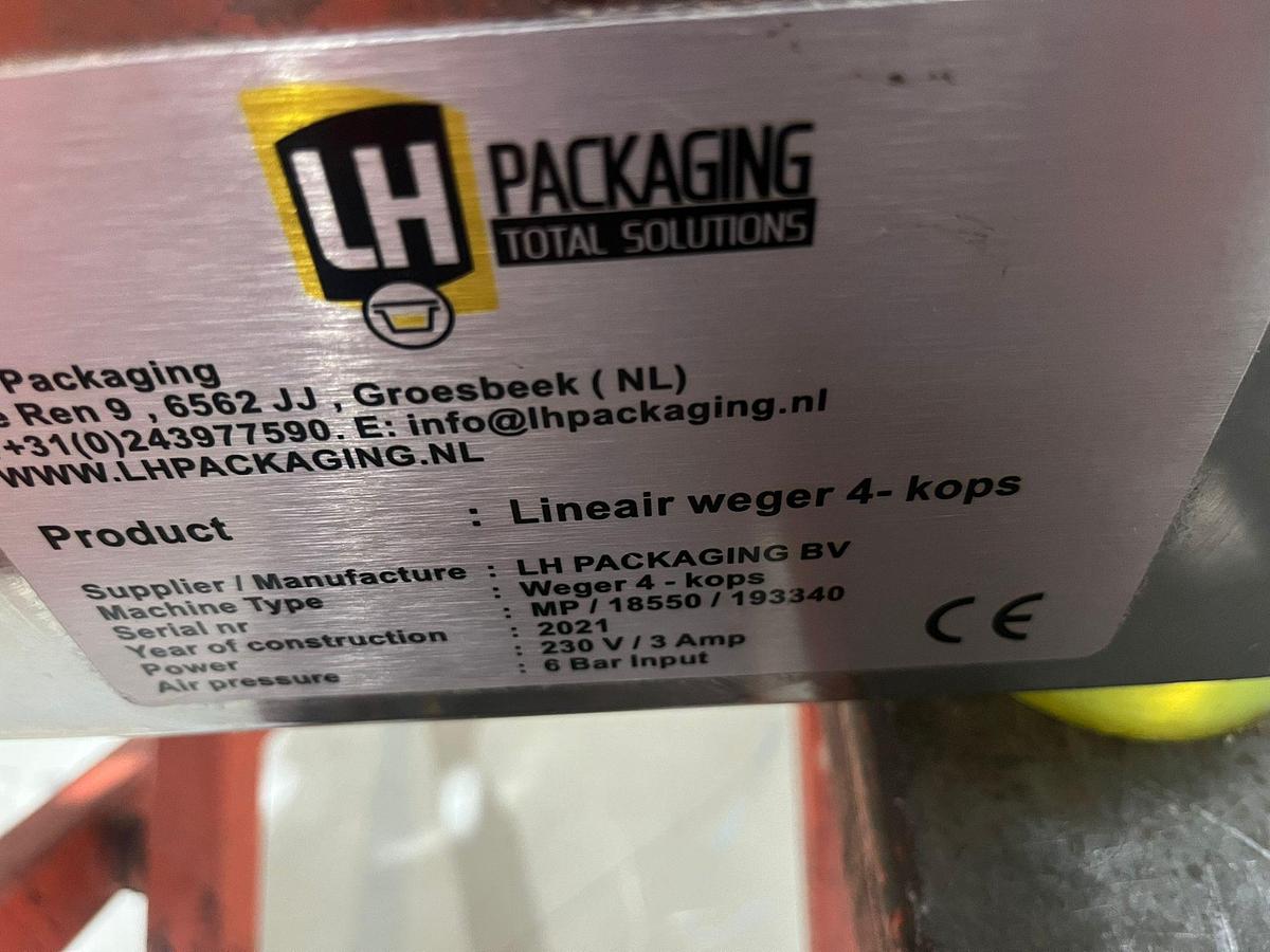 Gebruikt 2021 LH Packaging Lineaire weger 4- kops