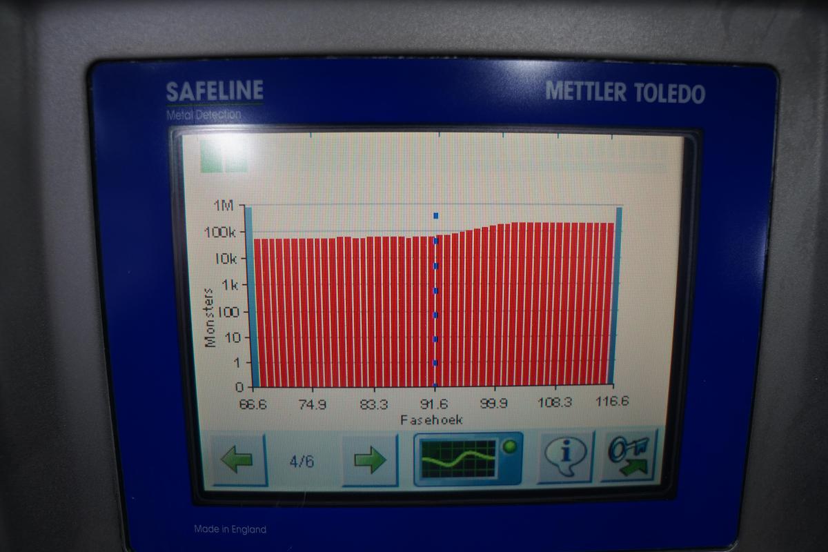 Gebruikt Mettler Toledo Metaal detector -opvoerband, V4-RAD