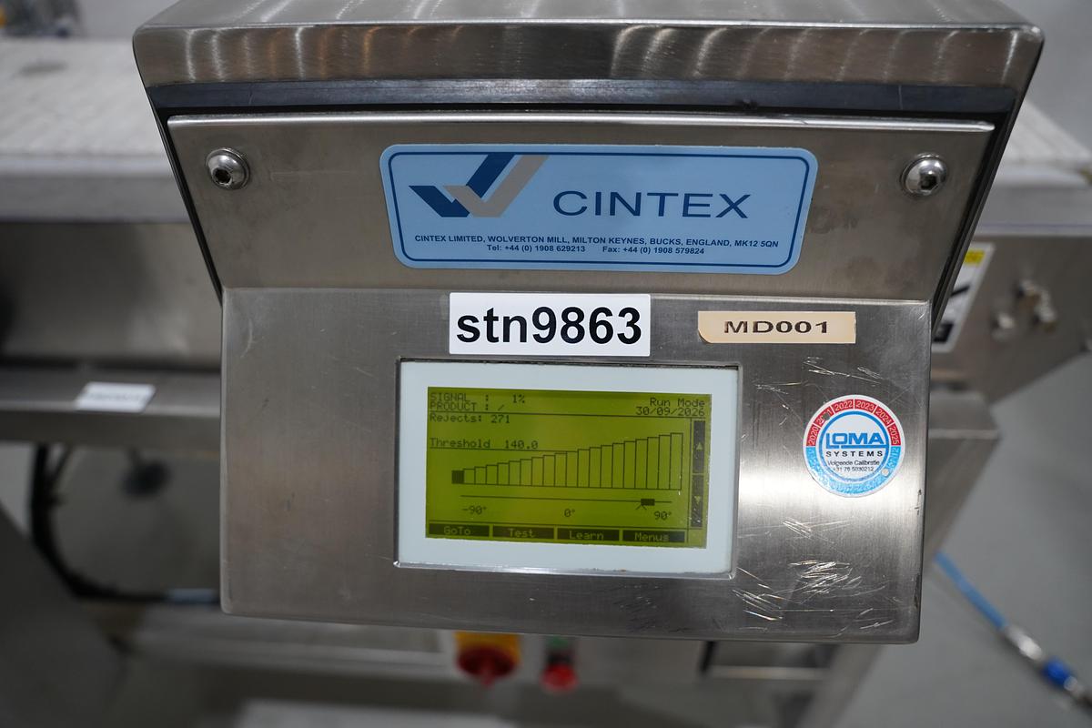 Gebruikt Cintex metaaldetector met reject