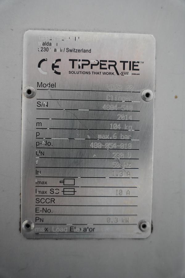 Gebruikt 2014 TipperTie Clipper KDCM 70