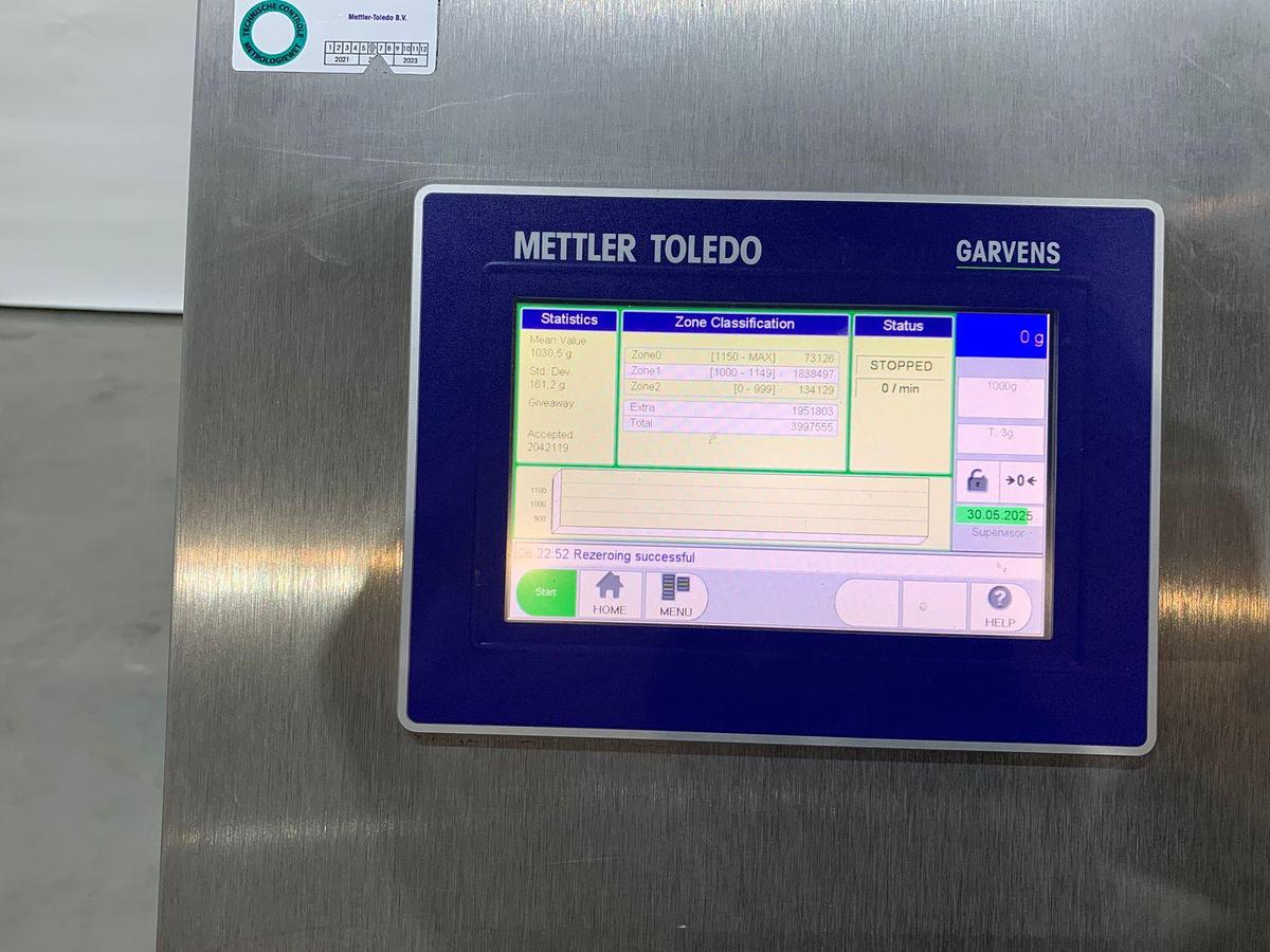 Used 2016 Mettler Toledo Checkweger, XE 3 DMS