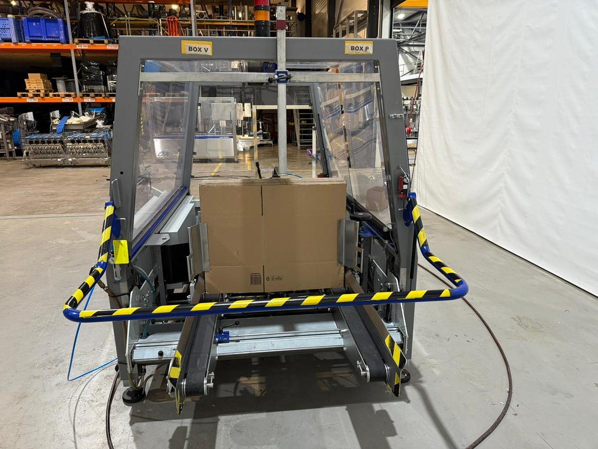 Gebruikt 2006 OK Packaging Systems B.V. Superformer-1 dozenmachine met tape