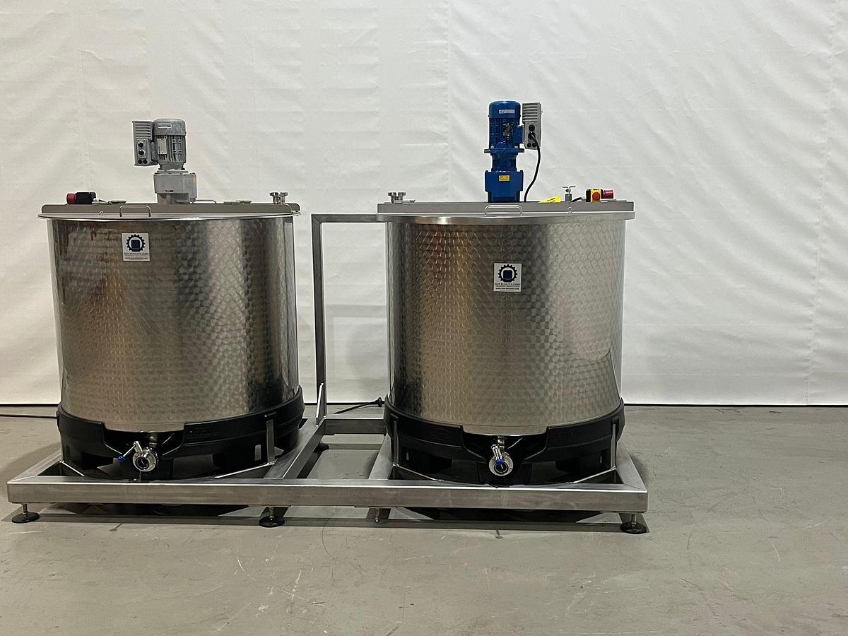 Gebruikt 2019 Inox Behalter GMBH RVS Tank/tank met roerwerk