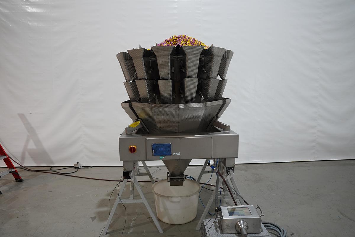 Gebruikt 2003 Multiweigh Multihead weger, type HDW 14-2.0-60-50kg