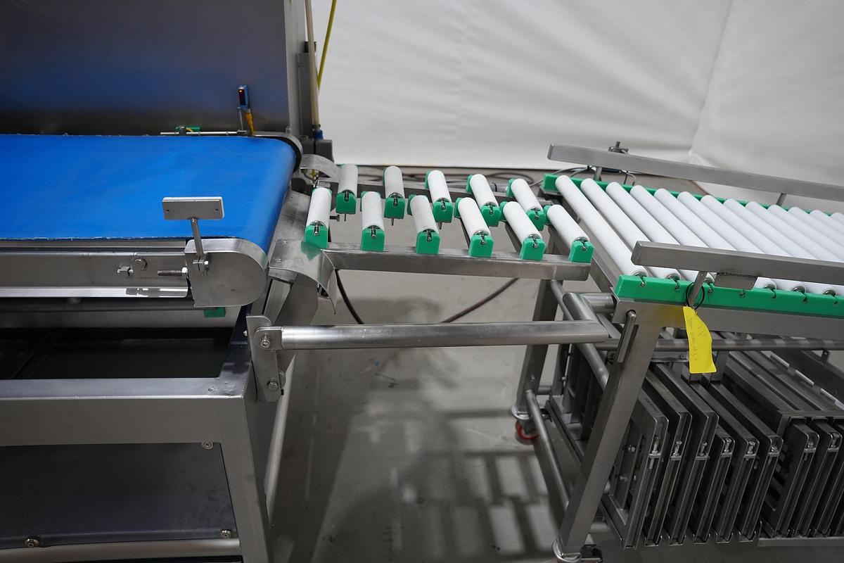 Gebruikt 2006 Groba Kaas ontfoliemachine, type TB454,L-200