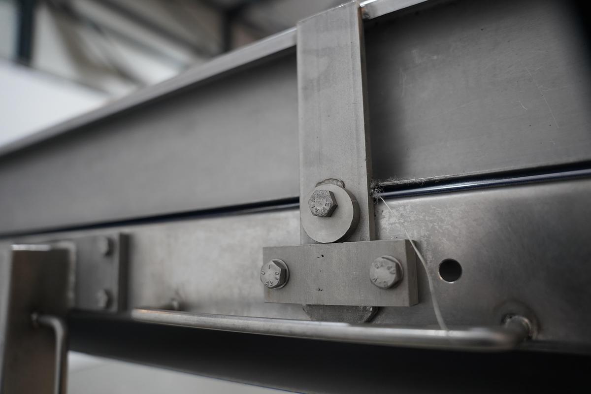 Gebruikt NN Transportband met afneembare wand