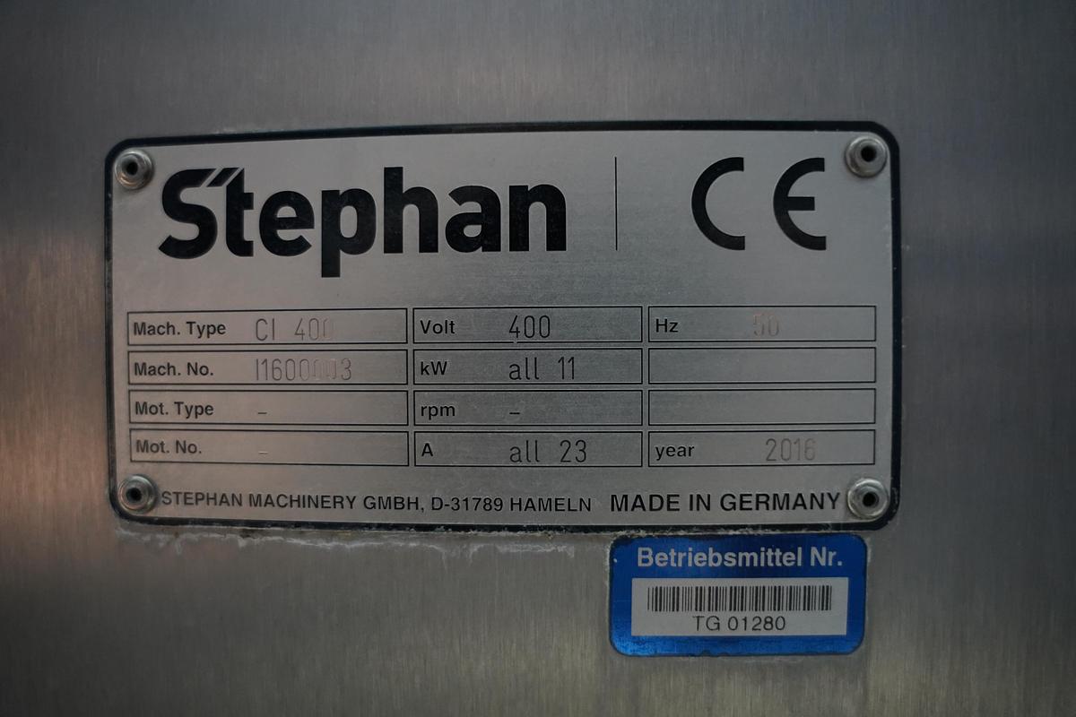 Gebruikt 2016 Stephan CI400