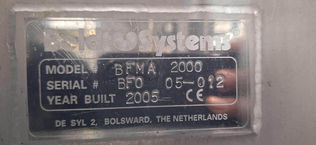 Gebruikt 2005 Boldt Systems Mixer, Type BFMA 2000