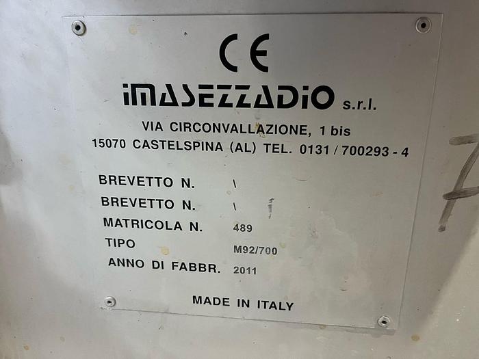 Used 2011 Imasezzadio  Verticale Verpakkingsmachine M92/700