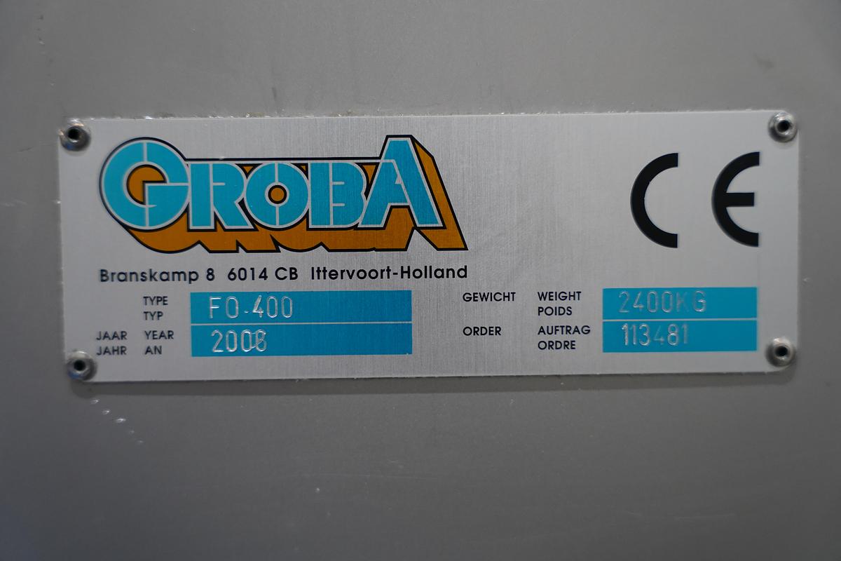 Gebruikt 2006 Groba Kaas ontfoliemachine, type TB454,L-200