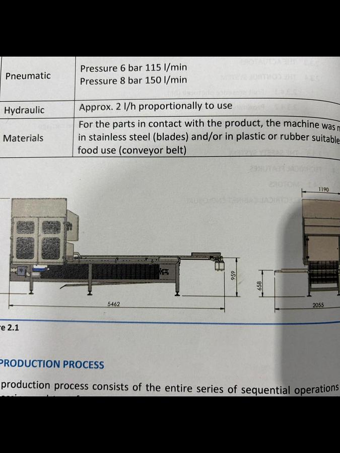 Gebruikt 2022 PND  Aardbeiensnijder type, De-clayx machine