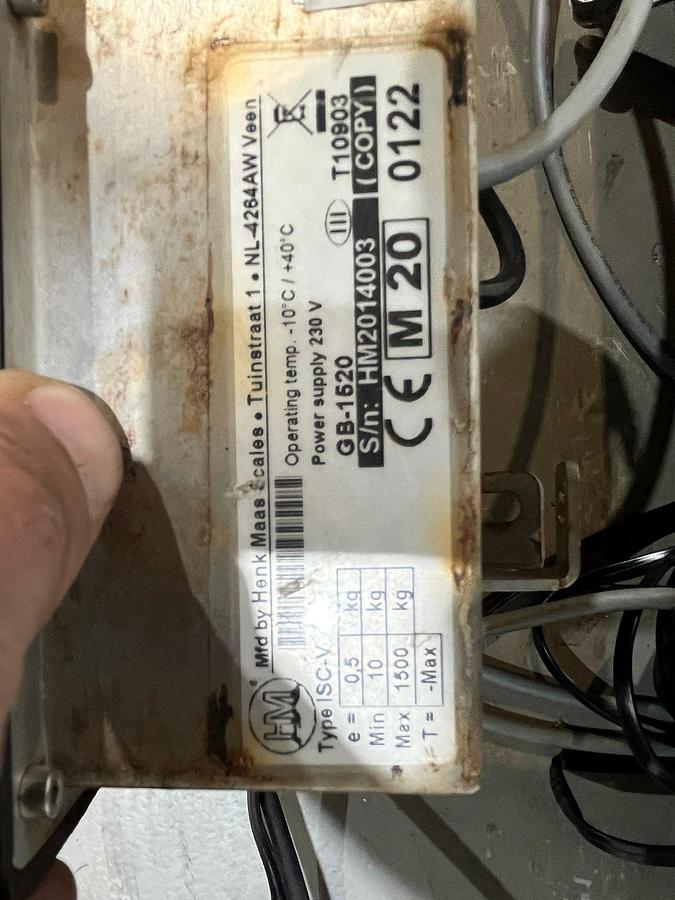 Used Allscales Europe Vloerweegschaal, ISC-V