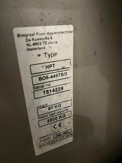 Gerenoveerd 2021 Vestergaard/ Bosgraaf Pompkar, HPT