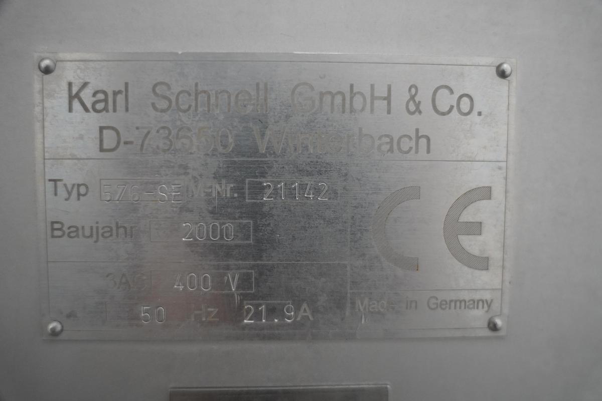 Gebruikt 2000 Karl Schnell Vacuümvulmachine,Type 576-SE